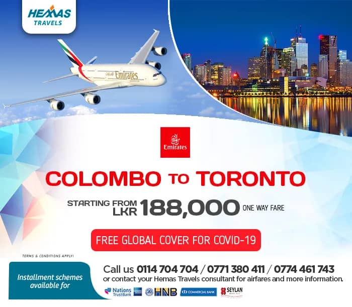 Colombo to toronto